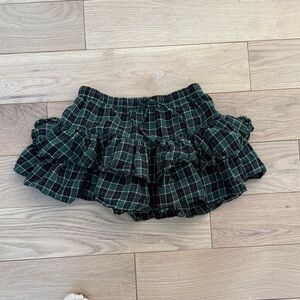 Plaid Ruffle Skirt for Kids